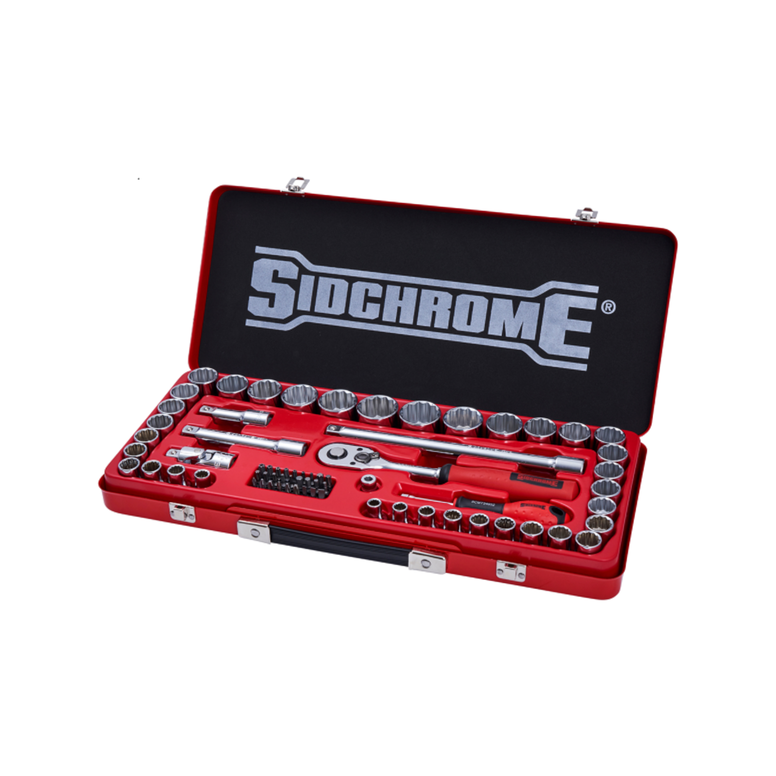 Sidchrome 69 Piece 1/2" Drive Metric & AF Socket Set