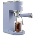 DeLonghi Dedica Duo Cold Brew Coffee Machine - 15 Bar Pump, Slim Full Metal Design, Blue - EC890LA
