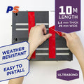 Permastik 10m x 24mm White Ultra Bond Double-Sided Foam Mounting Tape, Indoor/Outdoor