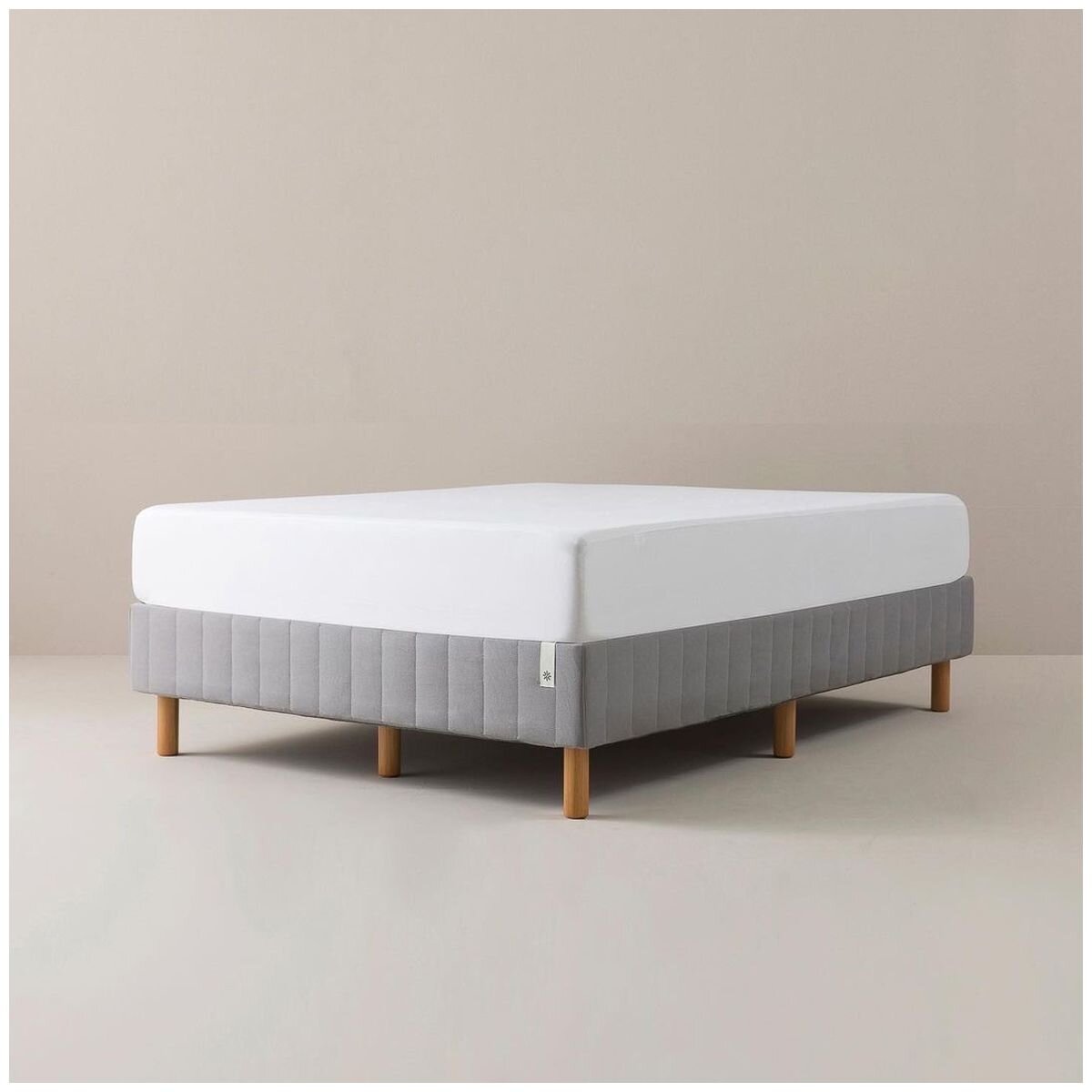 Zinus Quick Snap Queen Ensemble Bed Base - Steel Frame, Bolt-Free Snap Assembly - AU-FRBX-9GR-Q