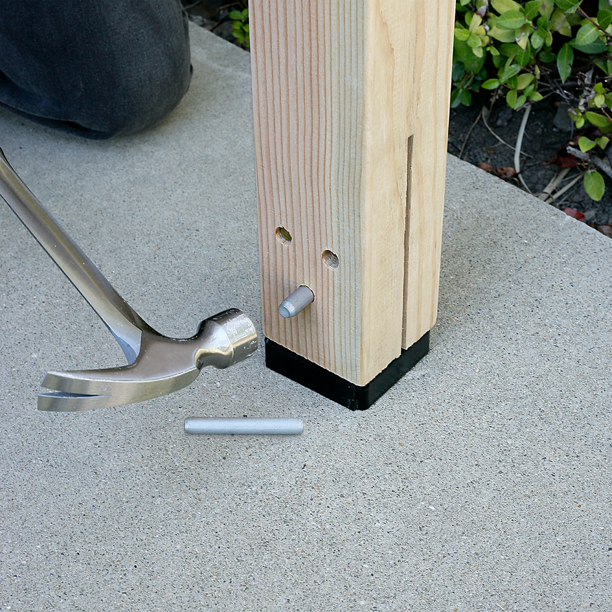 Simpson Strong-Tie Concealed Post Base - 90mm - Carbon Steel - ZMAX Galvanised - SuperSaverAU - view 4