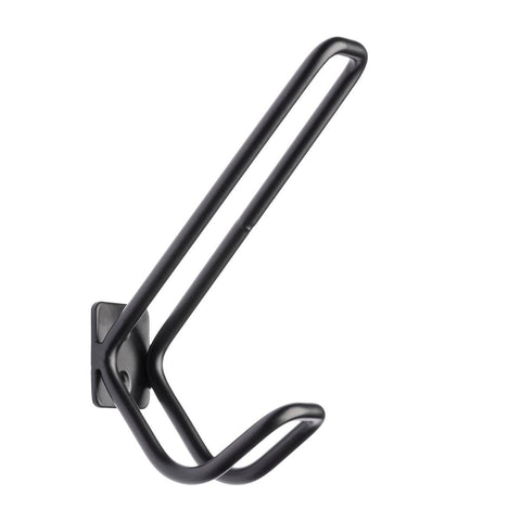 Zenith Hat and Coat Hook - 120mm x 60mm - Solid Brass - Matte Black - SuperSaverAU - view 1