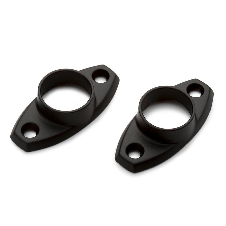 Sandleford 19mm Black Fitting Rod Oval Flange 2 Pack - Matte Black - 52mm x 11mm x 30mm - SuperSaverAU - view 1