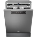 Haier 60cm Satina Freestanding Dishwasher - DualPower Spray Arm - Steam and Hygiene Programs - HDW15F4S1