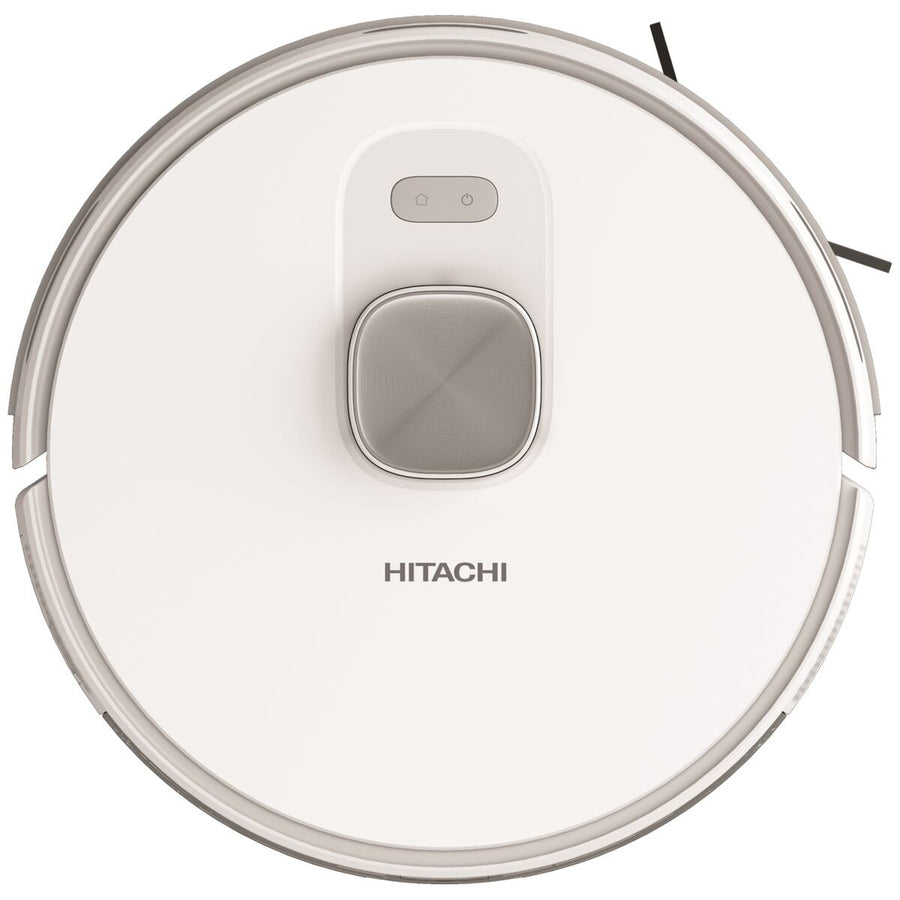 Hitachi Robot Vacuum Cleaner - HomeDirect App Control, Mop Attachment, White - RV-X20PWHSI