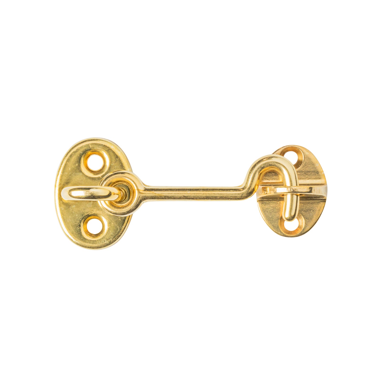 Pinnacle Cabin Hook 65mm Polished Brass Steel - Door Holder