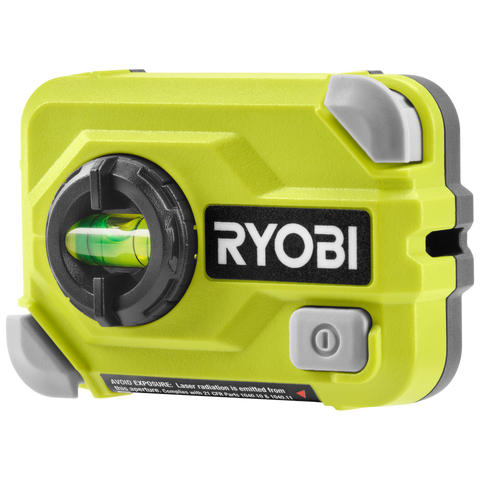 Ryobi Pocket Laser Level - Compact 4m Red Laser Line - Includes 2 AAA Batteries - SuperSaverAU - view 1