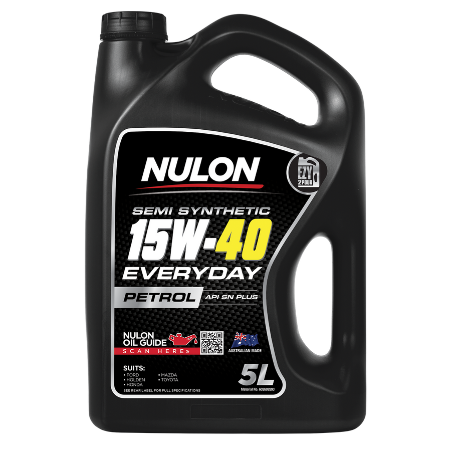 Nulon 5L Semi Synthetic 15W-40 Everyday Engine Oil - Engine Protection - Sludge Prevention - SuperSaverAU - view 1
