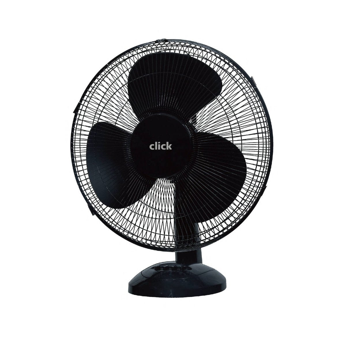 Click 30cm Desk Fan - Adjustable Airflow - Energy Efficient - Black - SuperSaverAU - view 1