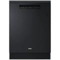 Haier 60cm Black Freestanding Dishwasher - DualPower Spray Arm - Steam and Hygiene Programs - HDW15F4B1