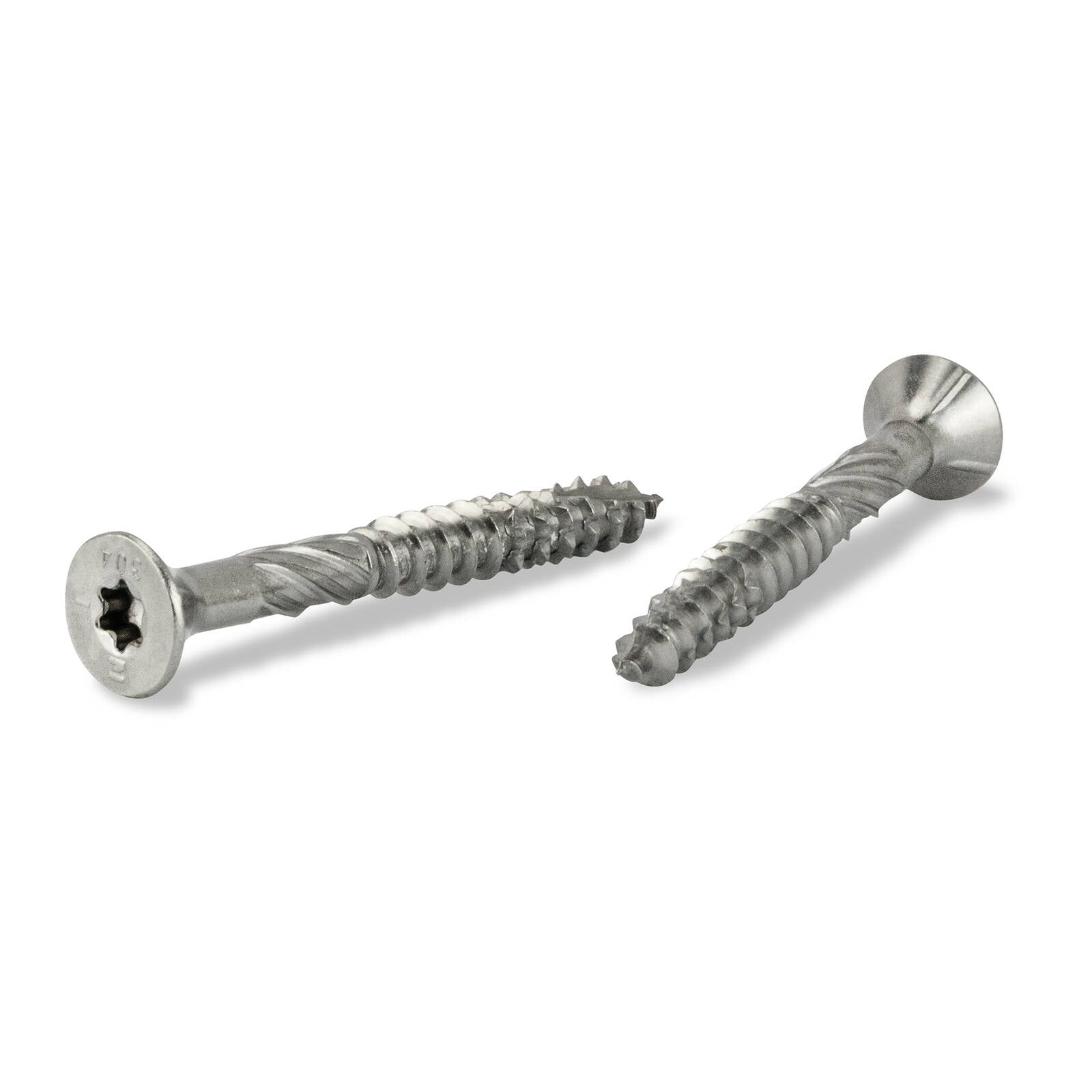 Zenith Large Head Decking Screw T25 12G x 50mm SS304 Stainless, 50 Pack