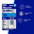 Selleys Araldite Super Strong Epoxy Adhesive 8ml - Fast Setting - Clear - SuperSaverAU - view 2