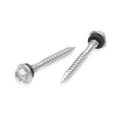 Buildex 12G x 50mm Class 4 Top Lock Hex Head Roofing Screws with Seal, 100 Pack
