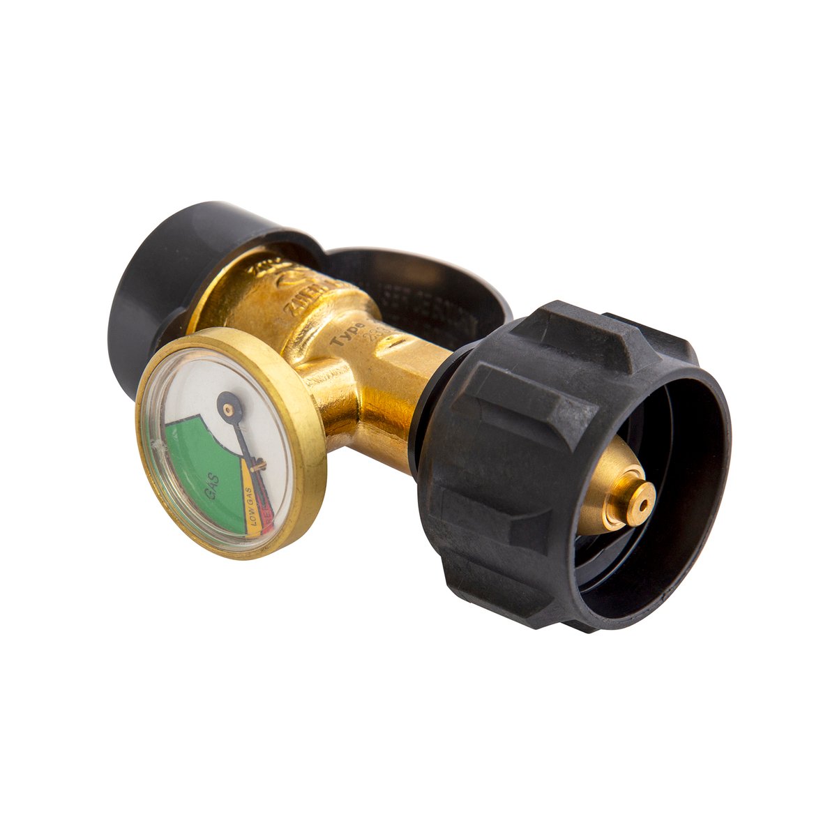 Gasmate Adaptor Capacity Gauge - 48mm x 92mm x 59mm - Durable Brass/Nylon - Fuel Level Monitoring - SuperSaverAU - view 3