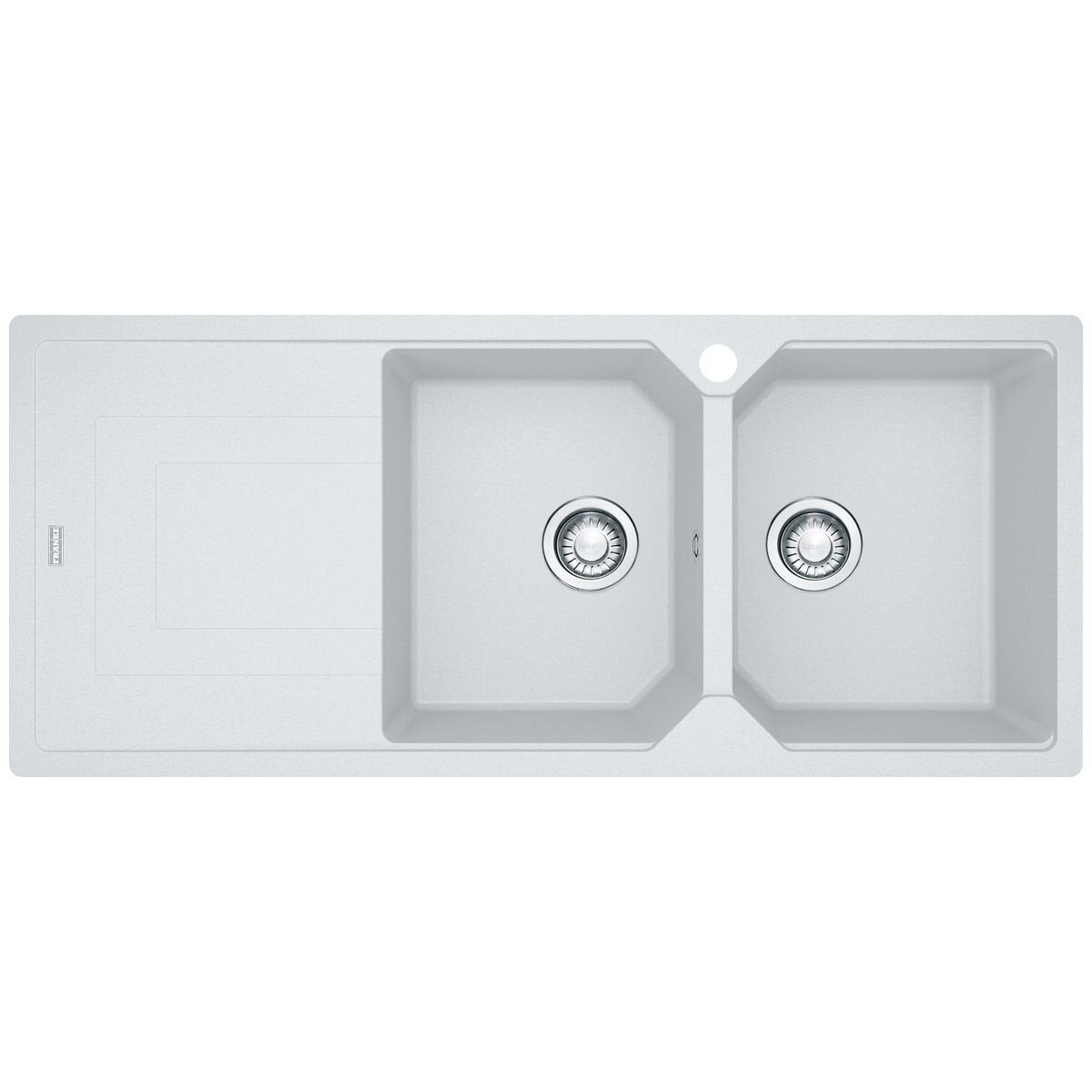 Franke Urban double bowl topmount or flush mount sink - left hand drainer - White - UBG621PWLHD