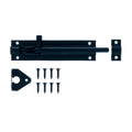 Taskmaster 100mm Matte Black Solid Brass Barrel Bolt