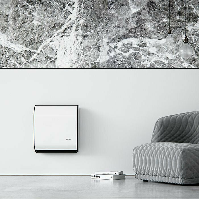 Bromic Stratos Brahma 3.0 2.5kW LPG Gas Room Heater - White, Digital Touch Panel, Compact - 2620970-LPG