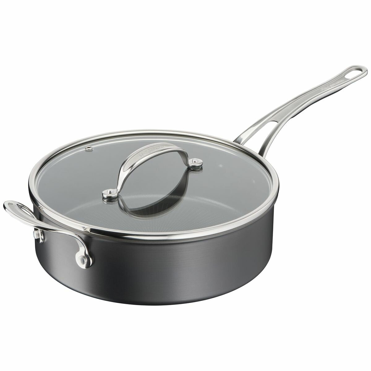 Tefal Jamie Oliver Cook's Classics 26cm hard anodised induction saute pan with lid - H9123344
