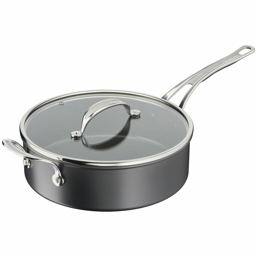 Tefal Jamie Oliver Cook's Classics 26cm hard anodised induction saute pan with lid - H9123344