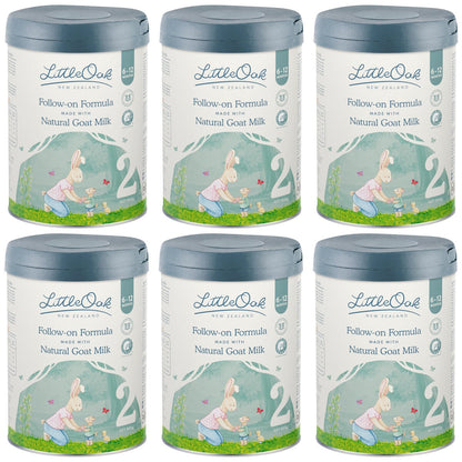 LittleOak Natural Goat Milk Follow-On Formula Stage 2 6 x 800g