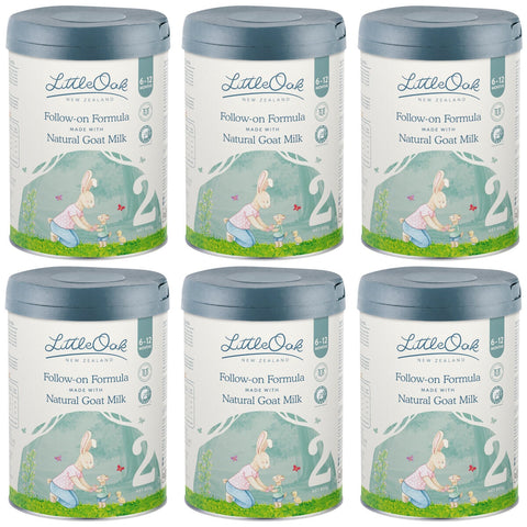 LittleOak Natural Goat Milk Follow-On Formula Stage 2 6 x 800g - SuperSaverAU - view 2