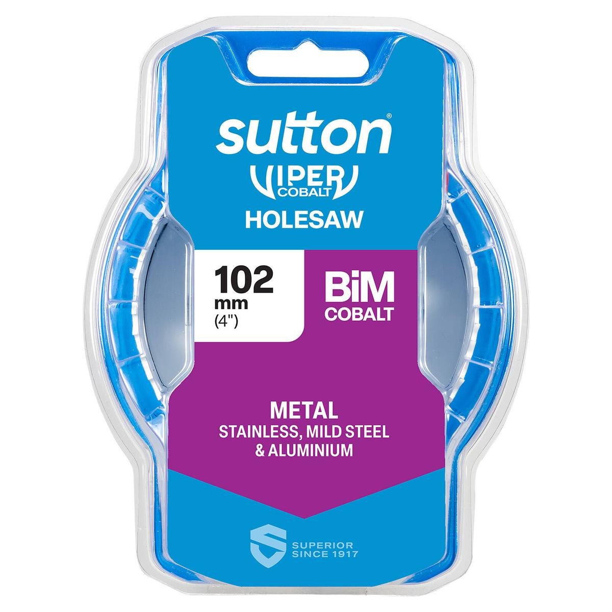 Sutton Tools 102mm Viper Cobalt Bi Metal Holesaw - Durable Cutting Tool - SuperSaverAU - view 1