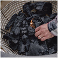 Kamado Joe Classic Joe charcoal basket - stainless steel with dual-zone divider, silver - KJ-MCC23