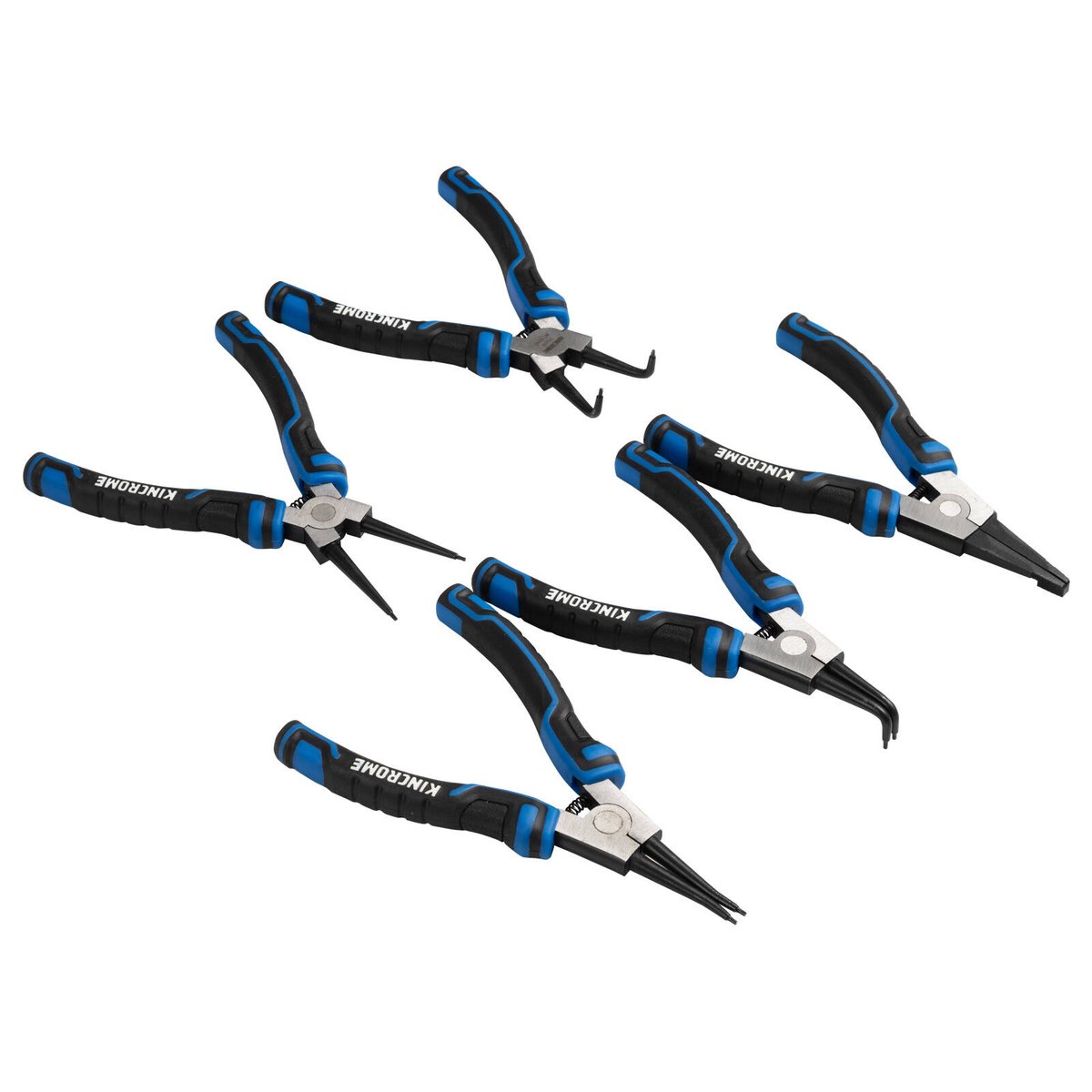 Kincrome 5 Piece Circlip Plier Set - Chrome Vanadium Steel - 90mm x 175mm - Durable Gripping Performance - SuperSaverAU - view 3
