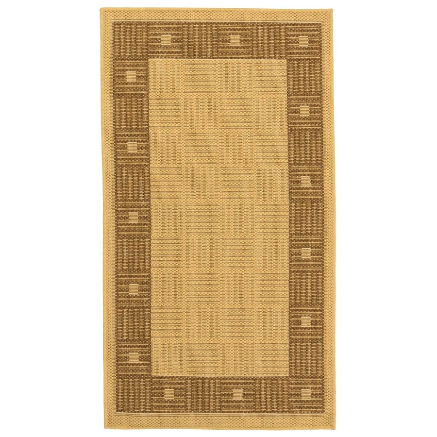 Hufflett Ceduna Flat Weave Rug 80x150cm Polypropylene Non-Slip - SuperSaverAU - view 1