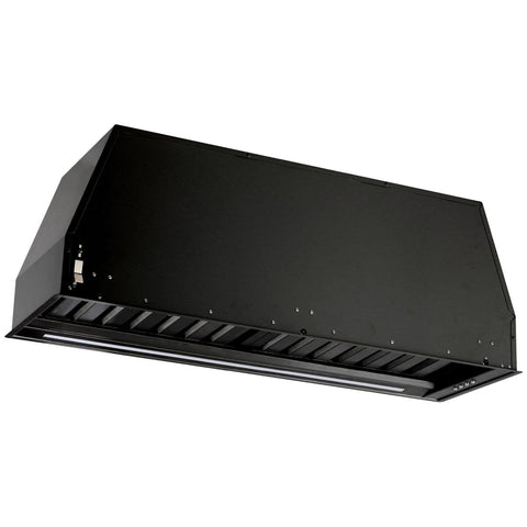 Glem Gas 85cm Undermount Rangehood - Black Stainless Steel - 800m³/h - 12W LED Strip - CK85UCFN