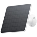 Eufy 3W Solar Panel for Eufy Security Cameras - White, Adjustable Mount, Long Cable - T8705C11