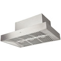 Schweigen 120cm BBQ Canopy Rangehood - Stainless Steel, 2500m³/h, 5 Fan Speeds, LED Light - CL7372PAK