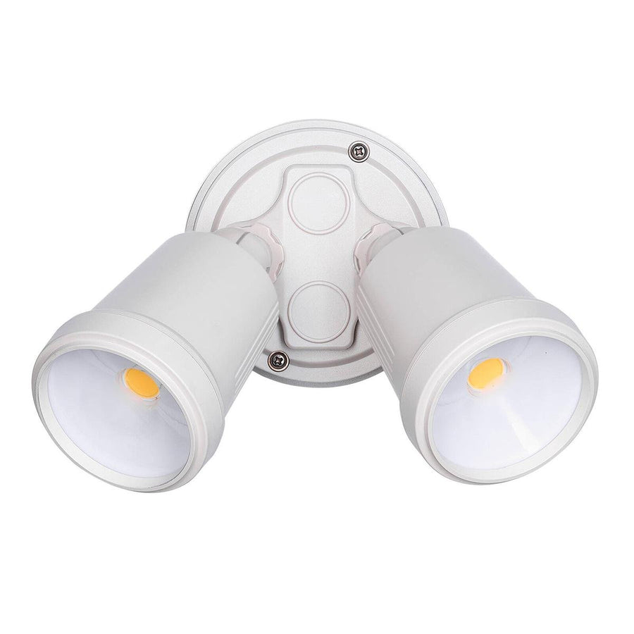 Brilliant Raptor III Twin Flood Light - 20W - 1800 Lumens - Beige - Adjustable - SuperSaverAU - view 1
