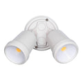 Brilliant Raptor III Twin 20W Outdoor Flood Light Beige, Adjustable Heads, Weather Resistant 22601/09