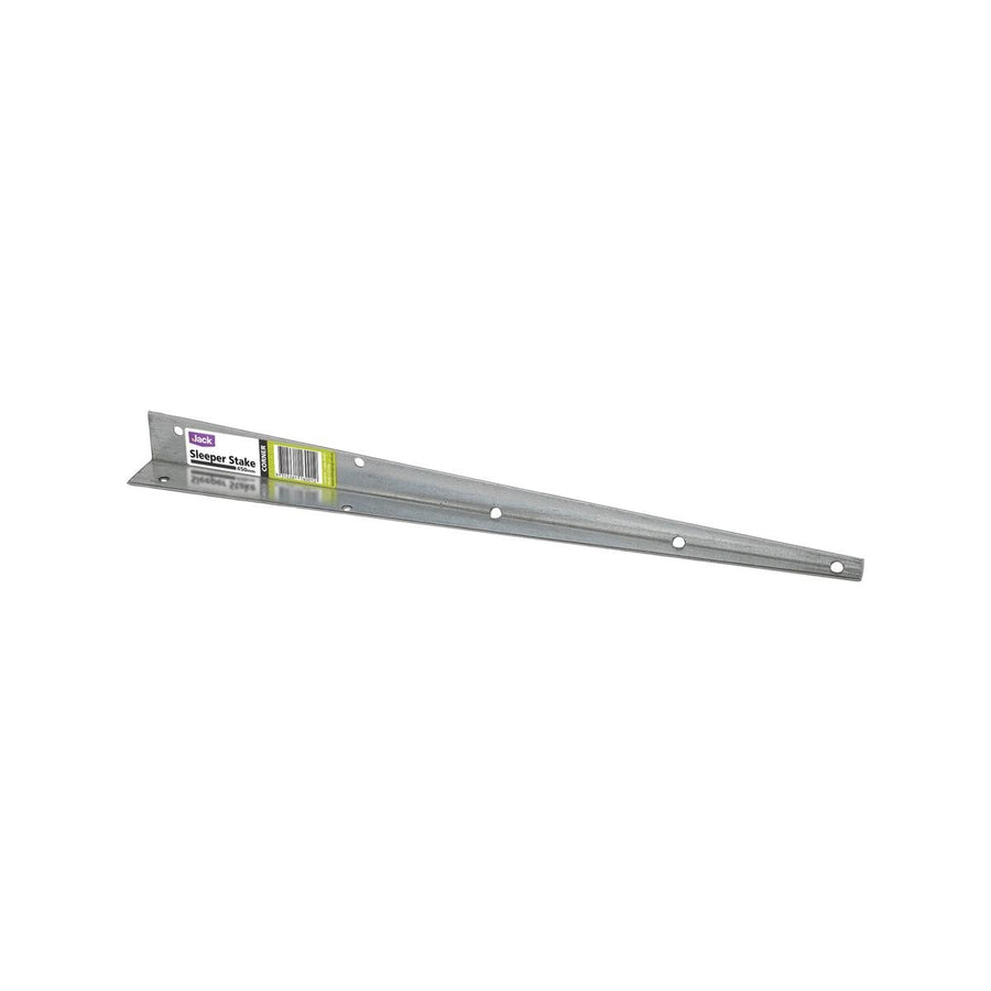 Jack 450mm Sleeper Peg Steel Corner Stake - Galvanised - 1 Pack - SuperSaverAU - view 1