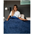 Therapy 14kg Super King Weighted Blanket, Calming Blue, Bamboo & Micro Plush Cover - SuperSaverAU - view 4