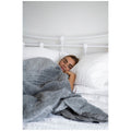Therapy 14kg Super King Weighted Blanket, Space Grey, Bamboo & Micro Plush Cover - SuperSaverAU - view 3