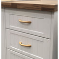 Prestige Beech Raised Bow Handle - 96mm - Oak Timber - Textural Beauty - SuperSaverAU - view 3