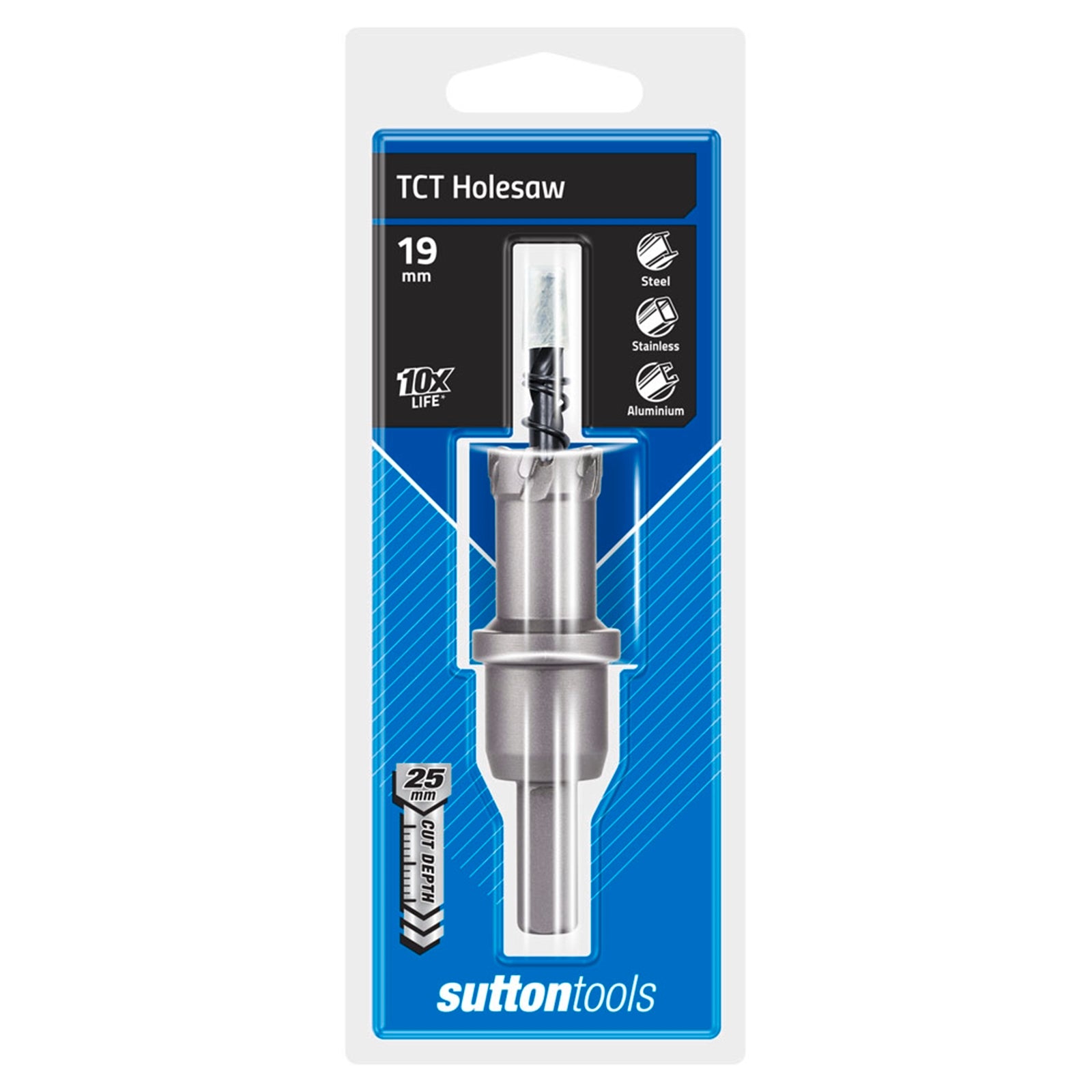 Sutton Tools 19mm TCT Holesaw Carbide Tipped