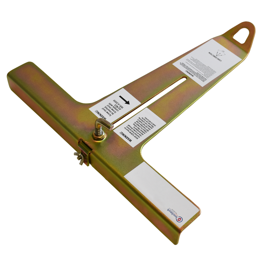Bailey Fall Protection Edge Anchor - 410mm x 25mm x 500mm - Steel - Temporary Use - SuperSaverAU - view 1
