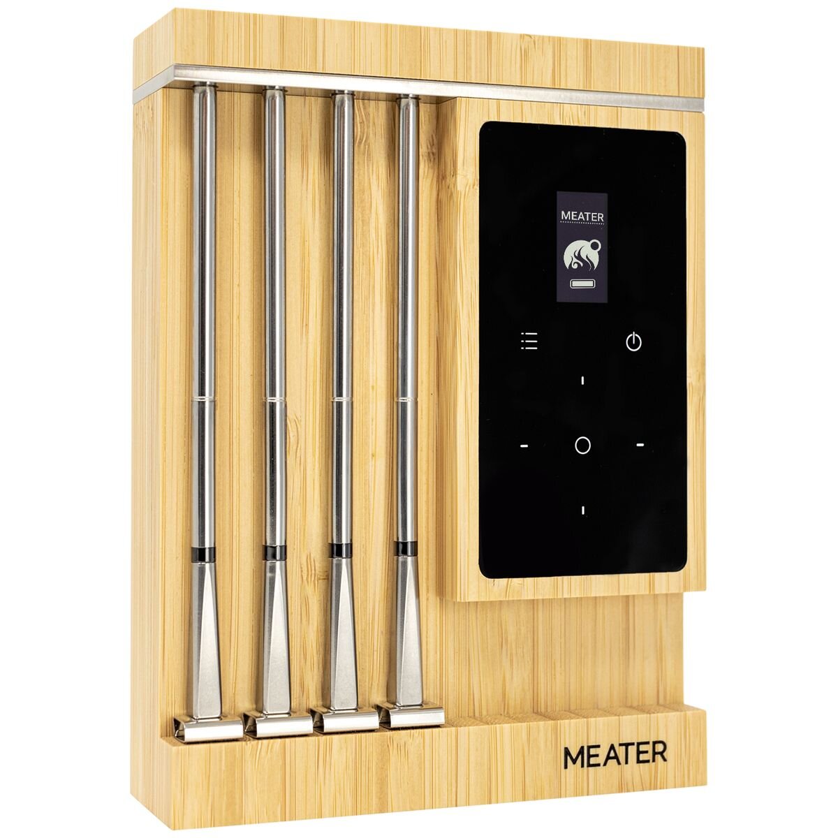 Meater Pro XL Wireless Meat Thermometer - Four Probes - Handset Included - Stainless Steel - RTE-MT-MX201