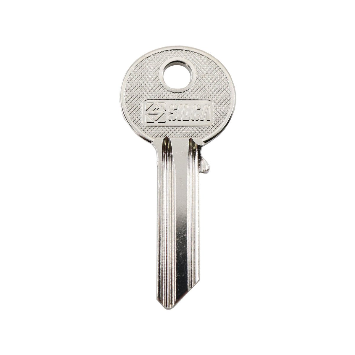 Ehi Silver Blank Key 54mm Nickel Plated Brass Easy To Carry - Silver - SuperSaverAU - view 2