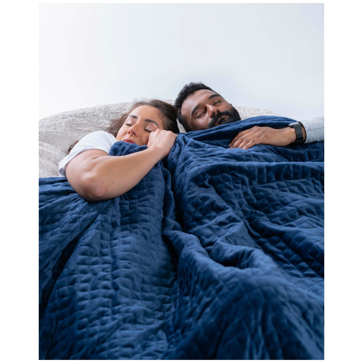 Therapy Child Blanket with Cover - Calming Blue 3.2kg - SuperSaverAU - view 5