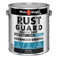 White Knight Rust Guard Quick Dry Enamel 4L Black Gloss