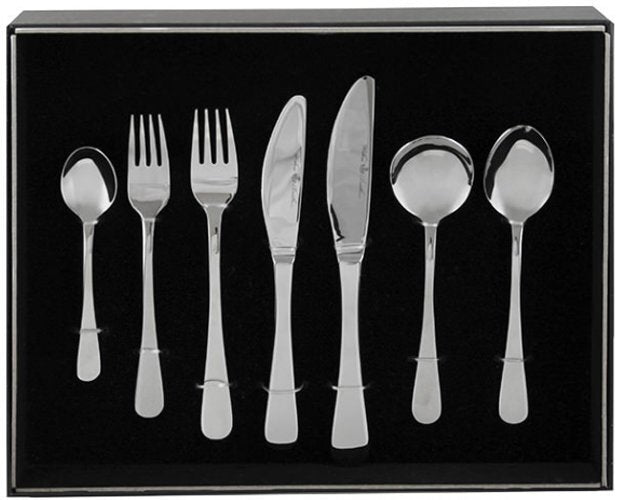 Wilkie Brothers Livingstone 42 Piece Cutlery Set - 18/0 Stainless Steel - Silver Finish - 99709