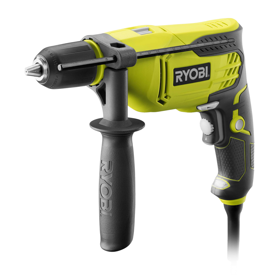 Ryobi Hammer Drill 800W 13mm Corded Lightweight Compact Design - SuperSaverAU - view 1
