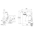 Franke Pull-Out Spray Mixer Tap - Matte White Finish - 180° Swivel Spout - Eco Function - TA7741MW
