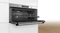 Bosch 90cm Series 6 Pyrolytic Built-In Oven - 85L Stainless Steel - Hot Air and Rapid Heat-Up - VBC578FS0