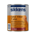 Sikkens Cetol Filter 7 Plus 1L Mahogany Oil-Based Timber Stain, UV Resistant, Waterproof Exterior Finish