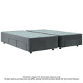 Sealy Spacesaver Right Side Drawer Split Queen Bed Base - Charcoal - 40kg Drawer Capacity - SVR-CHA-SQN
